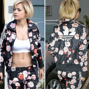Adidas Originals x Rita Ora Roses Track Jacket size L